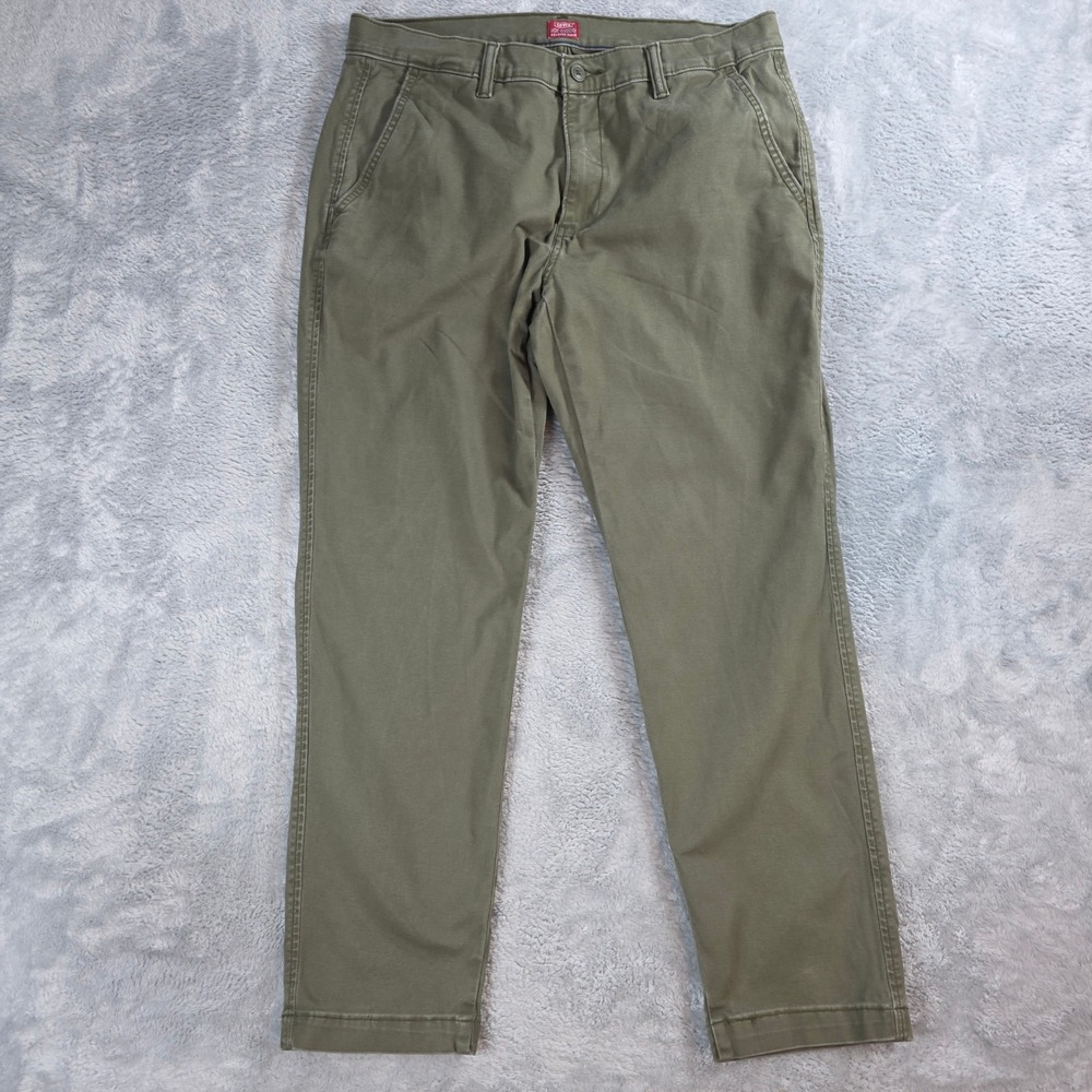 Levi's Mens W33 L30 (29) Olive Green XX Chino Relaxed Taper Pants A2263-0005